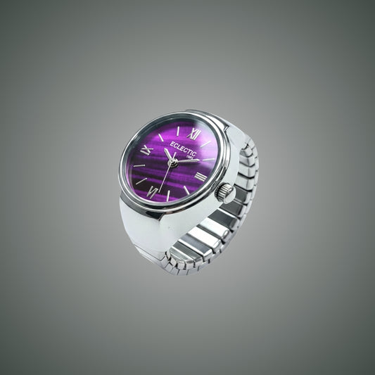 Chrona Silver Purple Dial