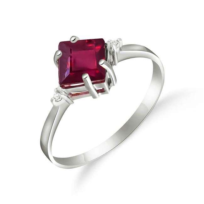Gold Ring Diamond Garnet