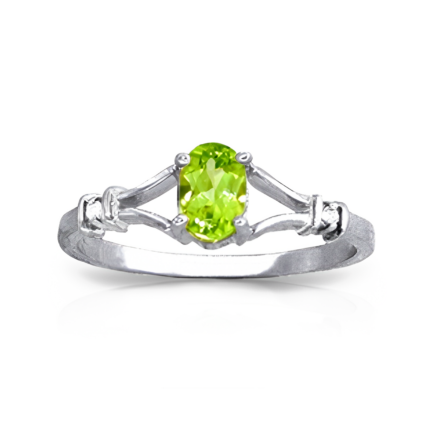 Never Apart Peridot Diamond Ring