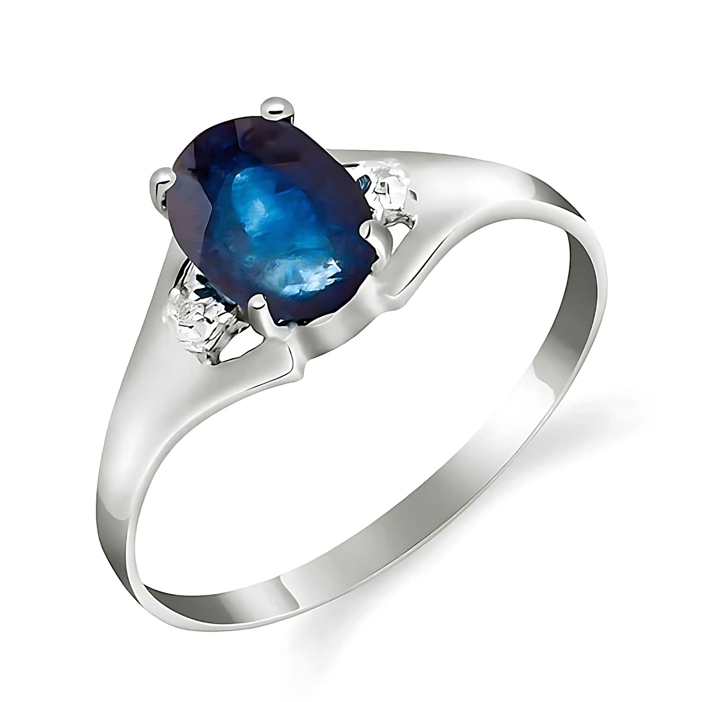Gold Ring Diamond Sapphire