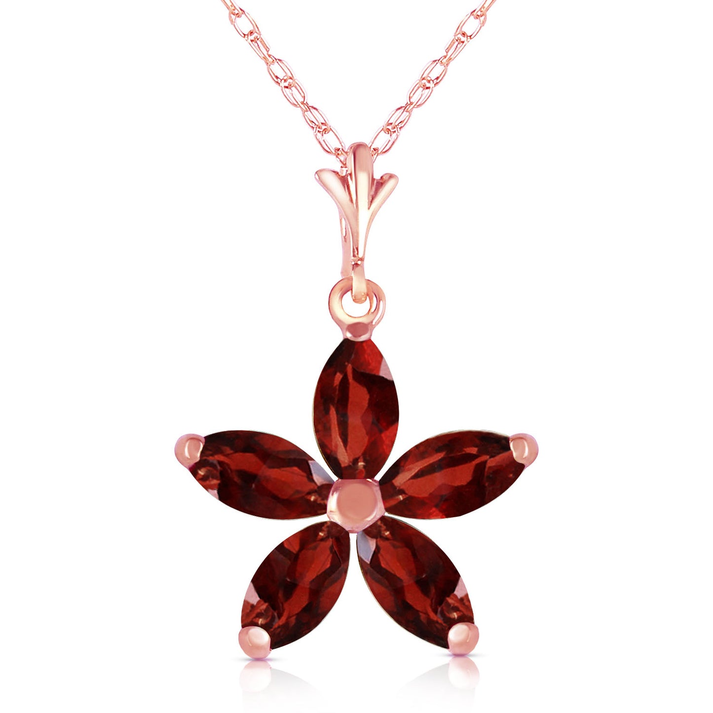 Portrait D'une Femme Garnet Necklace