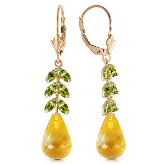 Momentum Citrine Peridot Earrings