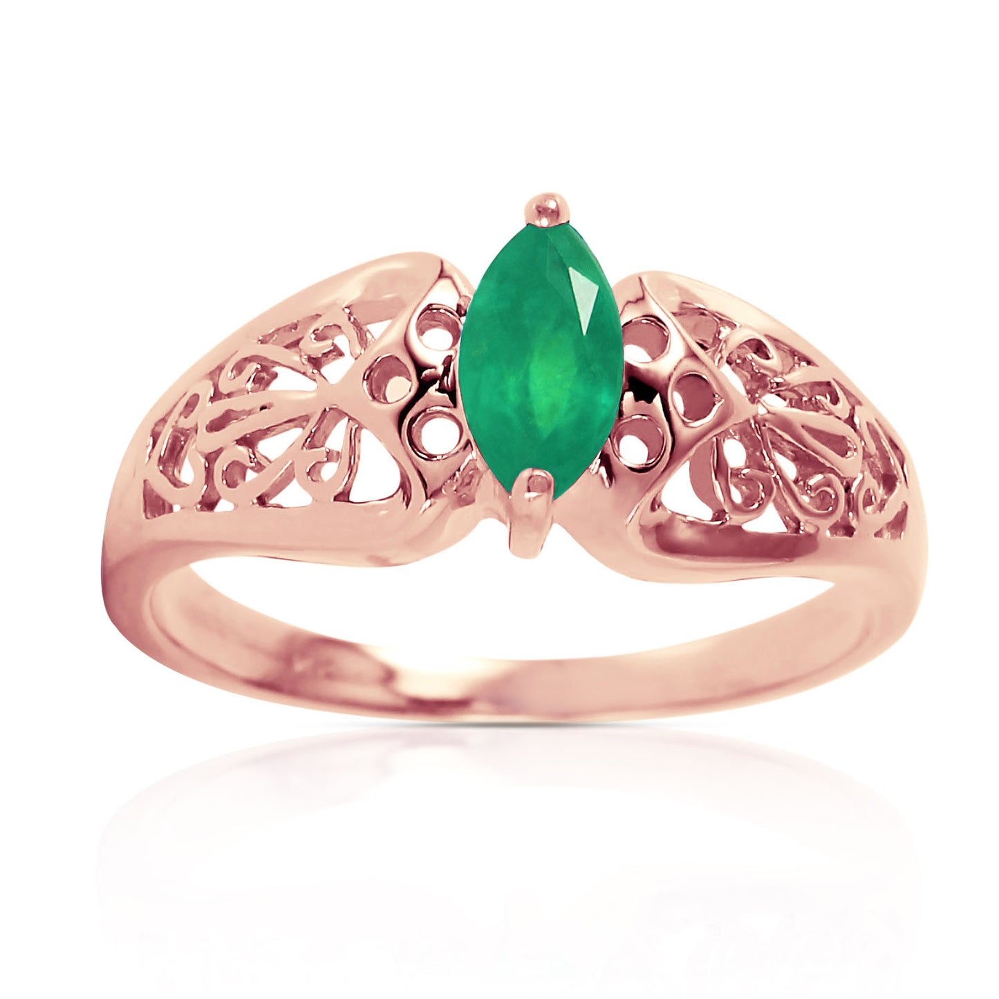 Lily Emerald Ring