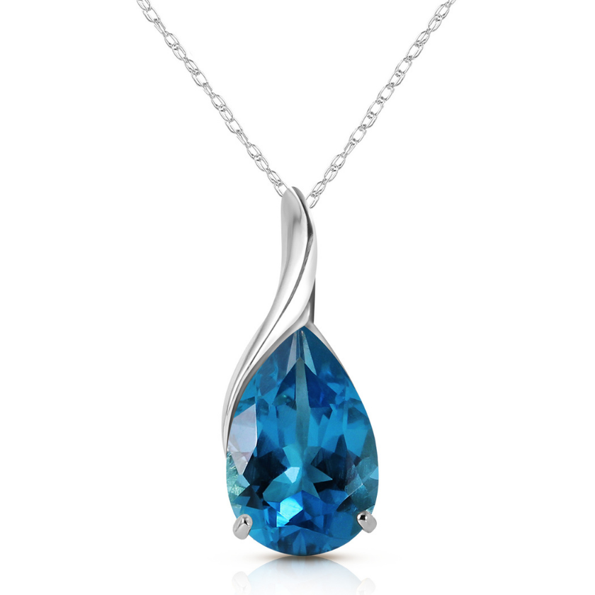 Love Sonnets Blue Topaz Necklace