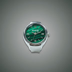 Chrona Silver Green Dial