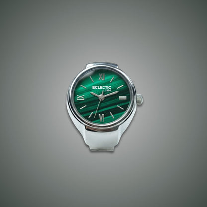 Chrona Silver Green Dial