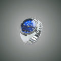 Chrona Silver Blue Dial