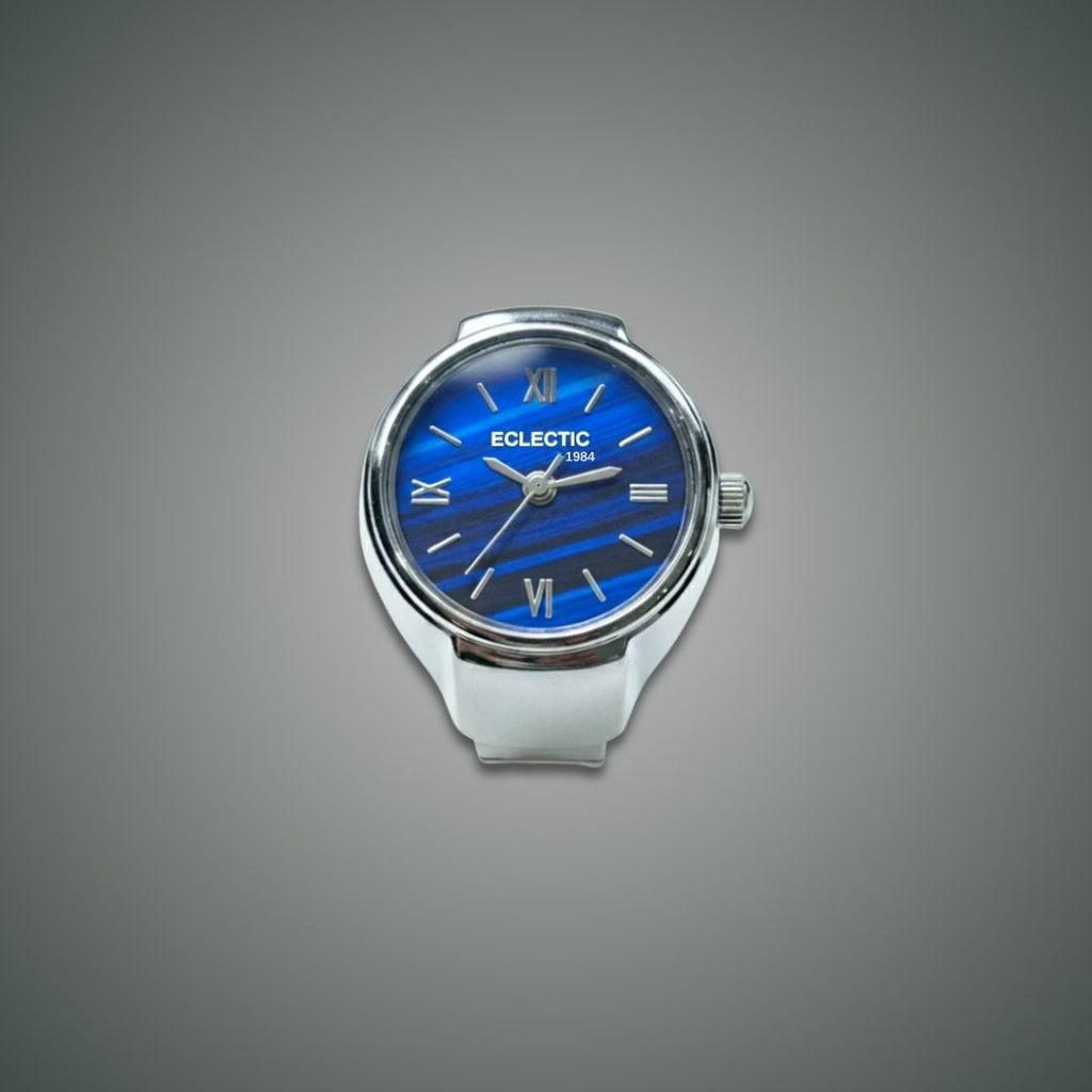 Chrona Silver Blue Dial
