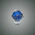 Chrona Silver Blue Dial