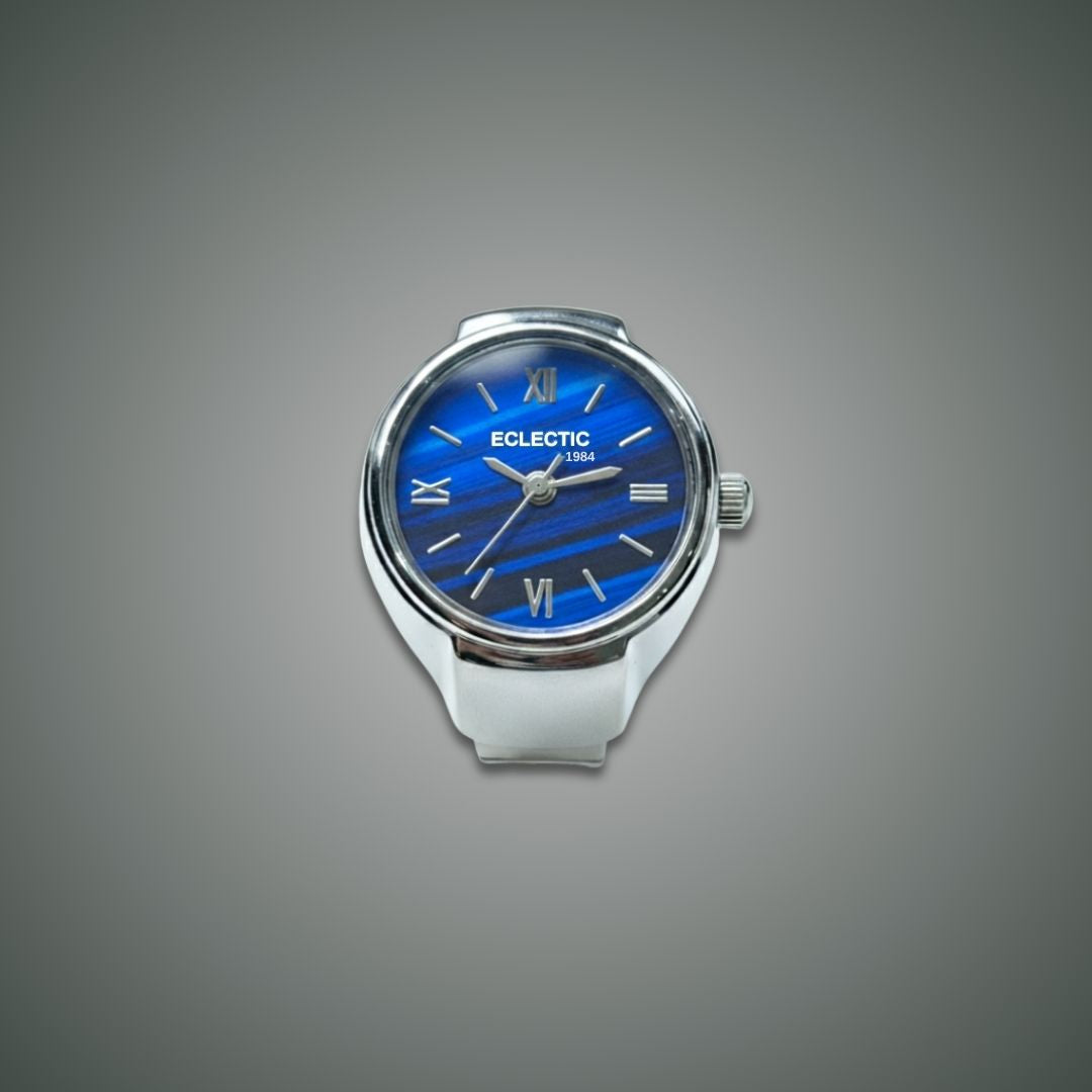 Chrona Silver Blue Dial