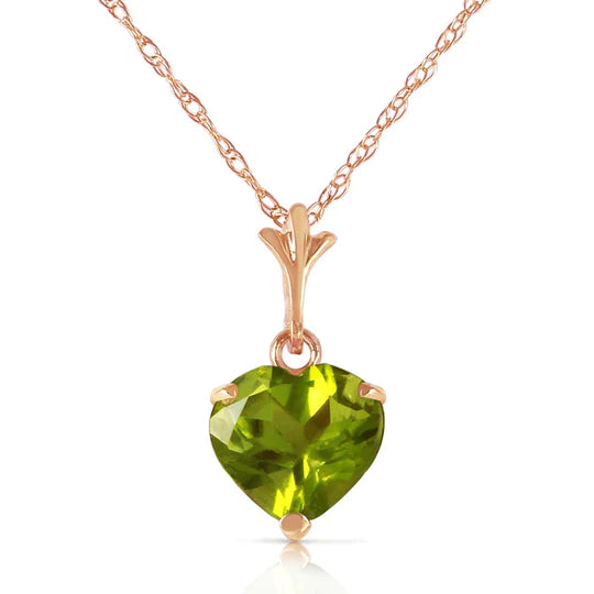 Leap Of Heart Gold Necklace
