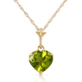 Leap Of Heart Gold Necklace