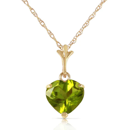 Leap Of Heart Gold Necklace