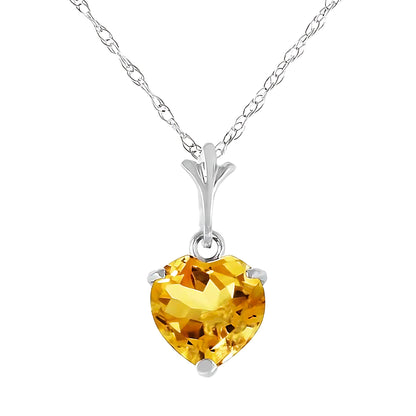 Gold Necklace Citrine