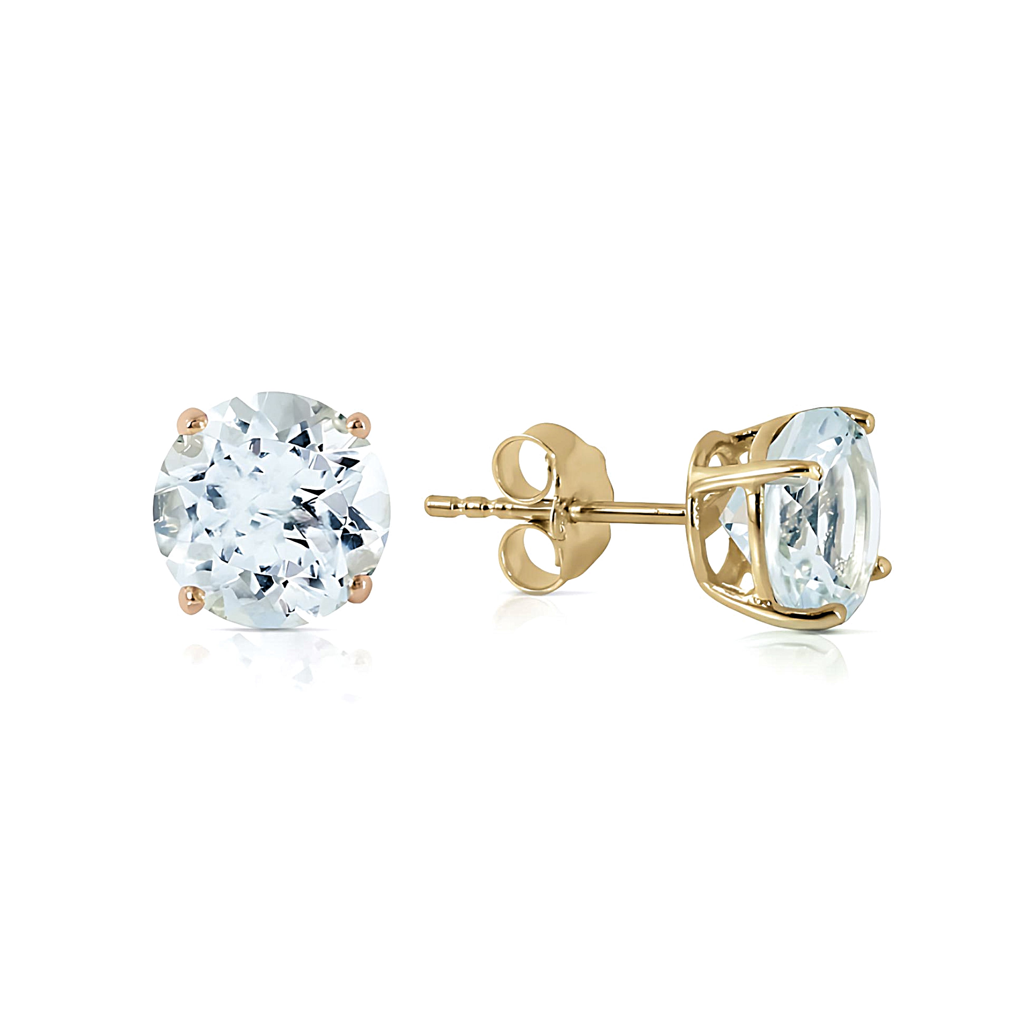 Anchors Away Aquamarine Earrings