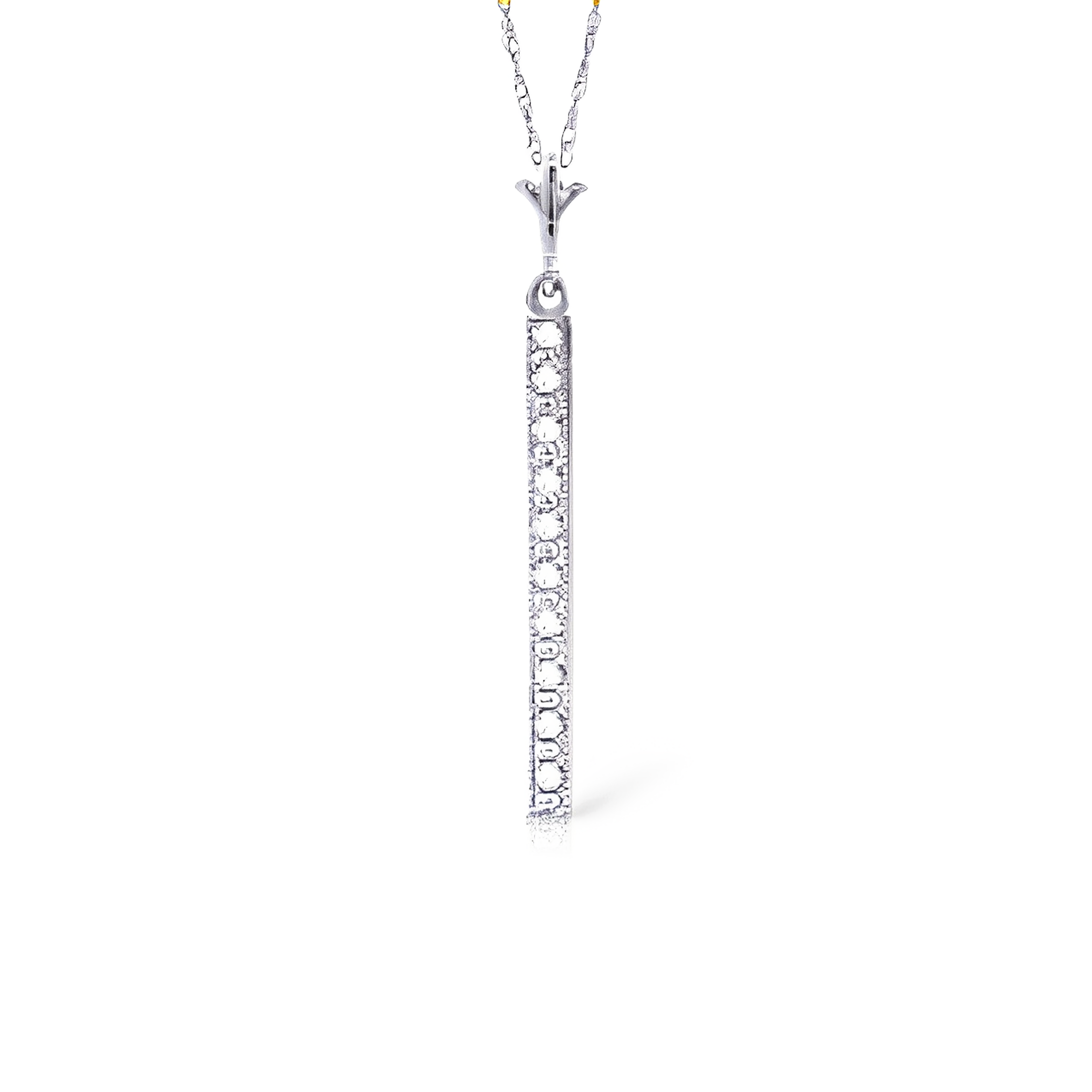 Necklace Bar Natural Diamond