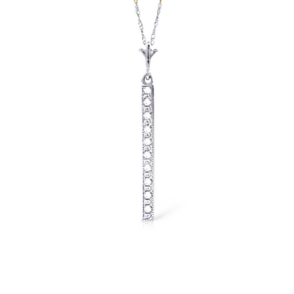 Necklace Bar Natural Diamond