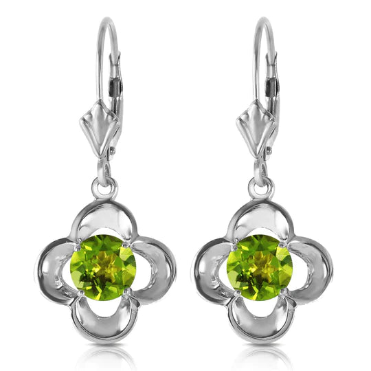 Gold Leverback Earrings