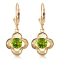 Gold Leverback Earrings