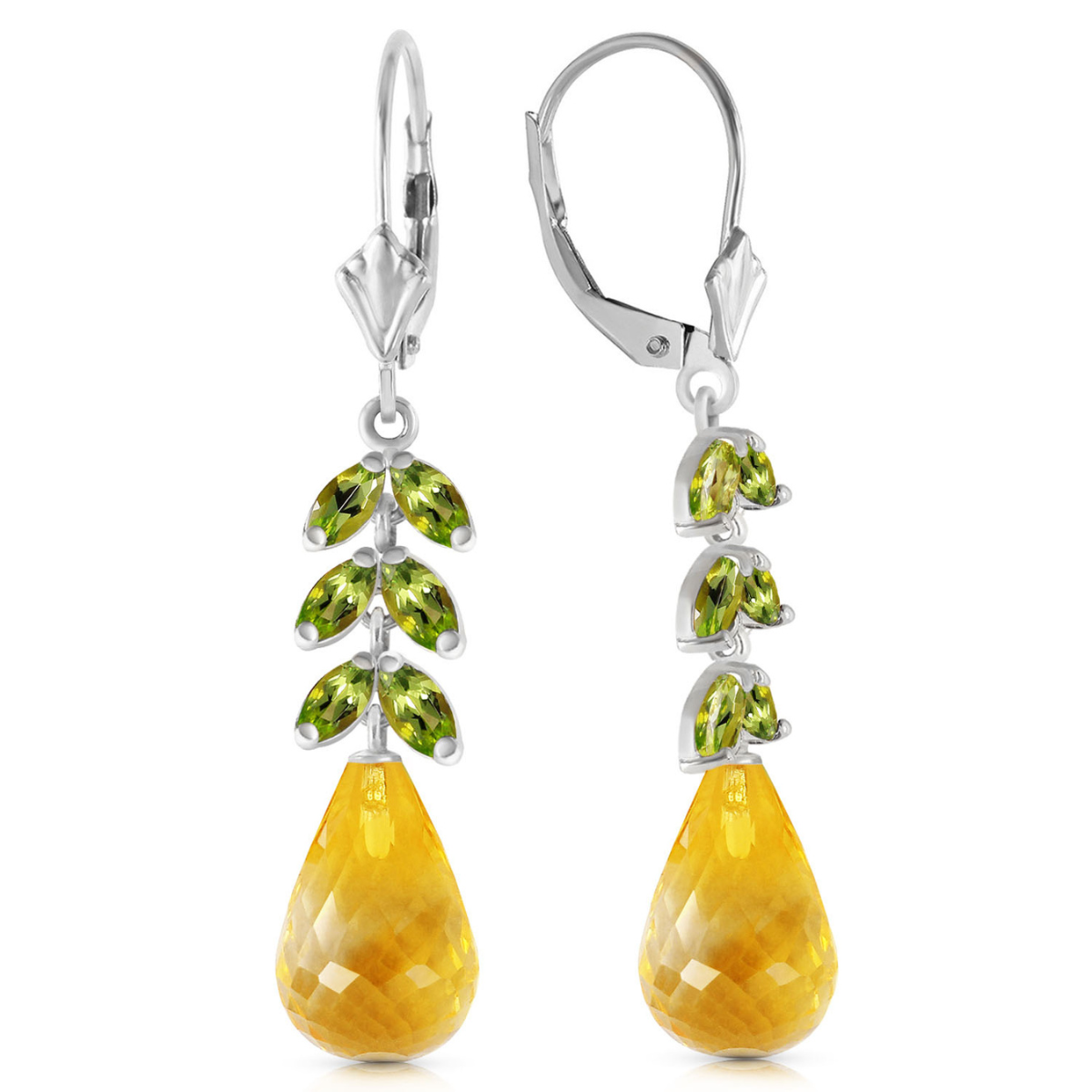 Momentum Citrine Peridot Earrings