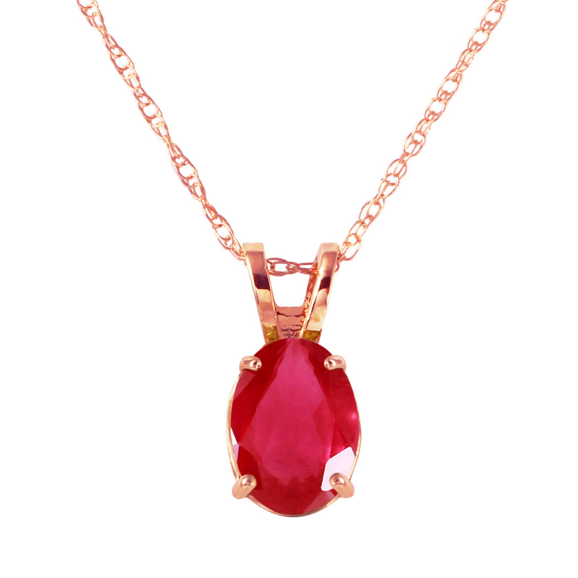 Necklace Natural Ruby