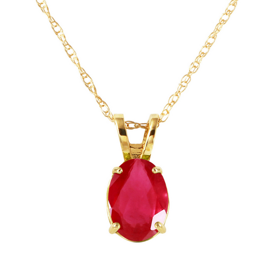 Necklace Natural Ruby